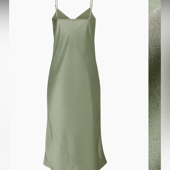 Royal Blue Wilfred Slip Only Dress, size Small, satin - Picture 11 of 12